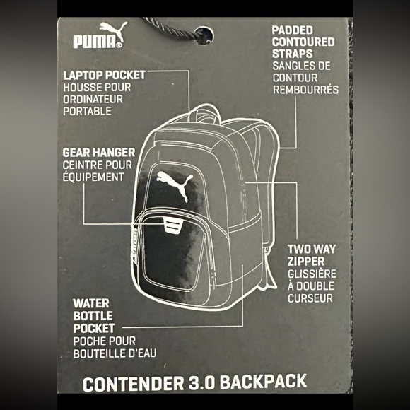 Puma Evercat Contender 3.0 backpack black silver - Picture 10 of 10